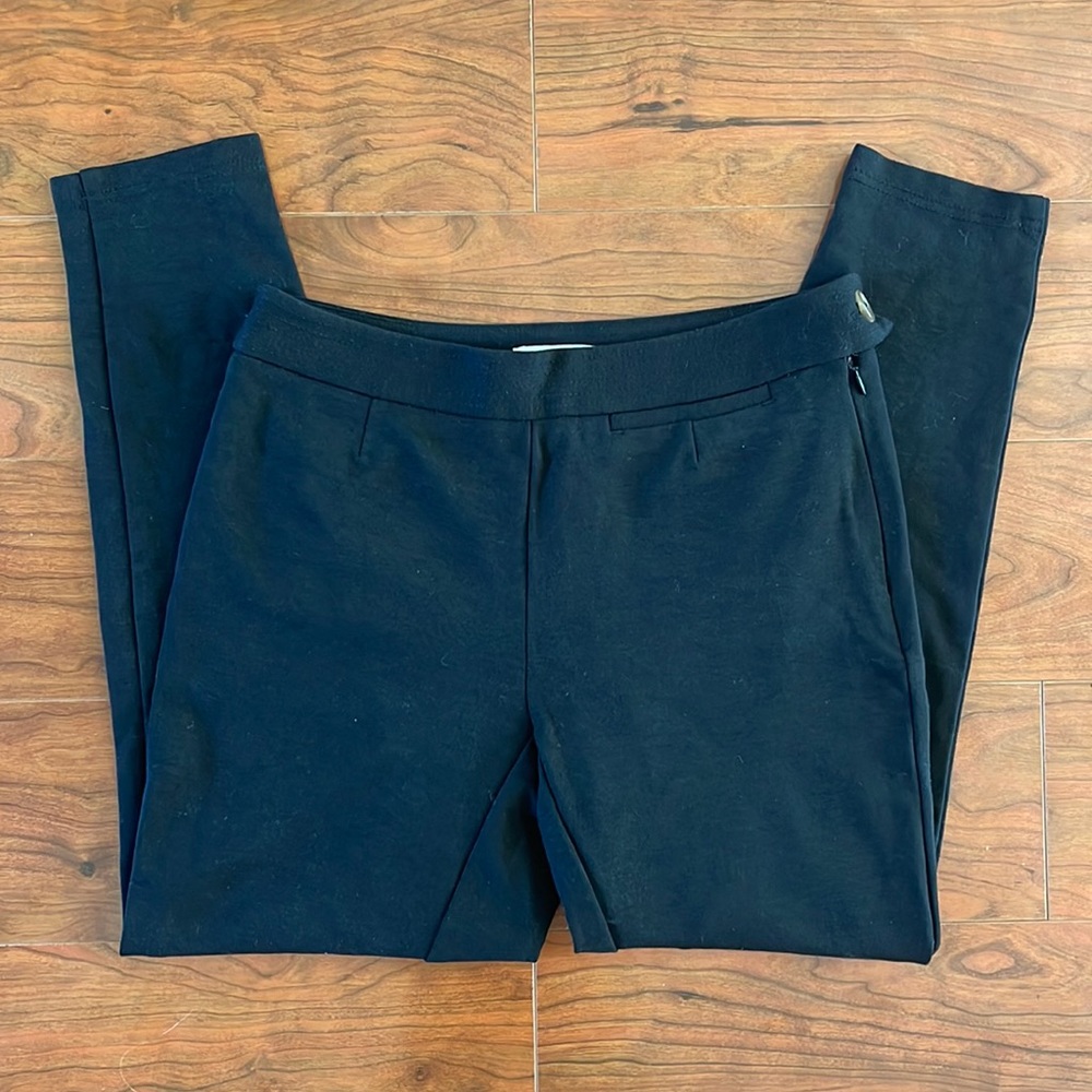 COPY - Isaac Mizrahi Black Jegging-Like Dress Pants Trousers